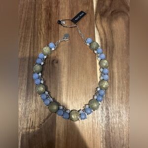 White House Black market necklace brand new with tags blue & green